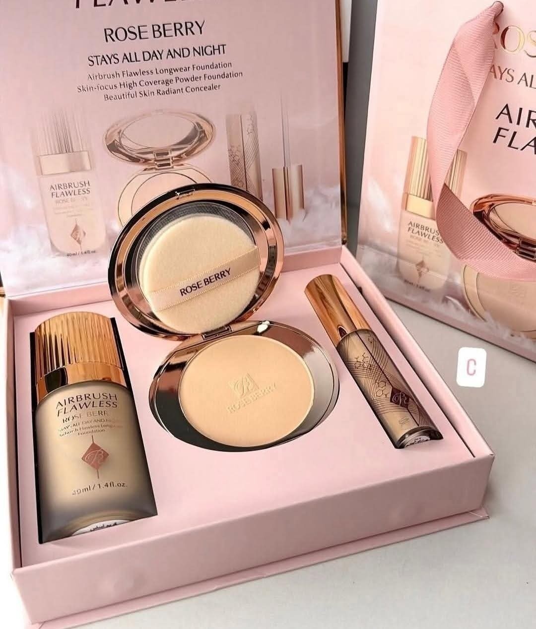 Coffret Rose Berry – teint parfait